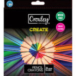 CROXLEY PENCIL (CRAYON) COLOURS - 24S
