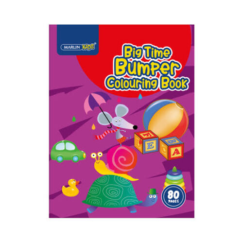 BIGTIME BUMPER COLOURING BOOK - 80P
