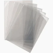 A4 ADJUSTABLE SLIPON BOOK COVERS -10PK