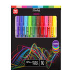 CROXLEY BALLPOINT COLOUR  PENS - 10S
