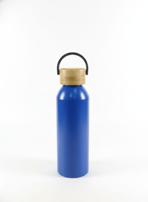 S/ST WATER BOTTLE W/BAMBOO LID - 500ML - Image 2