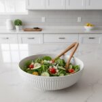 BUNDLE OF 4- Pasta Bowl Rib Detail 20 x 6cm Weddington