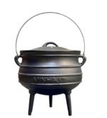 CAST IRON POTJIE w/ SILICONE GLOVES- SIZE 3
