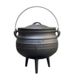 CAST IRON POTJIE w/ SILICONE GLOVES- SIZE 6