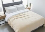 LIFETIME LINEN MICROFIBRE BED THROW -150 X 200CM - Image 2