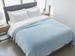 LIFETIME LINEN MICROFIBRE BED THROW -120 X150CM - Image 3