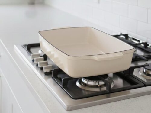 CAST IRON BAKING TRAY - 33 X 23CM - Image 3