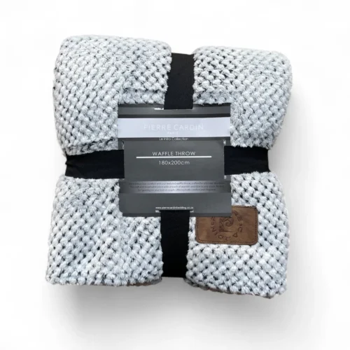 Pierre Cardin Waffle Throw Fleece180x200 - Image 4