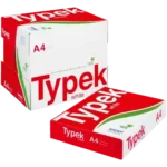 Bundle of 5- Typek A4 White Copy Paper 5 x 500 Sheets