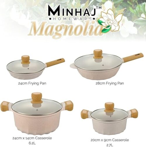 NON STICK COOKWARE POT SET - 7PC MONGOLIA - Image 2