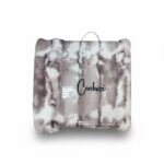 CARDUCCI PRINTED FAUX RABBIT FUR BLANKET – 240 X 260CM
