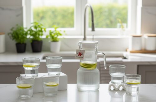 7PC GLASS DRINKING SET - Image 1