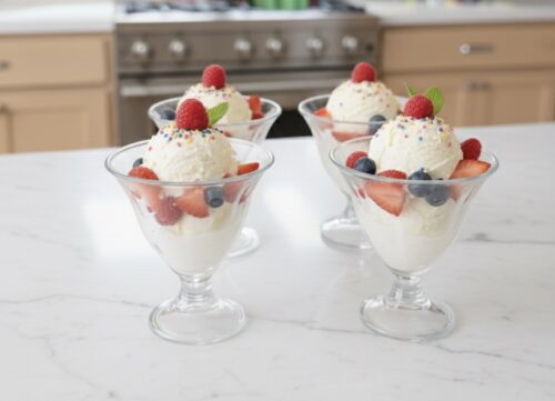 4 Piece Ice Cream Cup Set