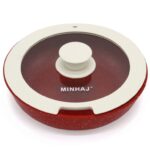 12 PC NON-STICK COOKWARE SET w/DETACHABLE HANDLES -RED - Image 3