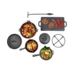 CAST IRON 7PC CAMPING SET - Image 2
