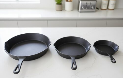 CAST IRON 3PC PAN SET - Image 1