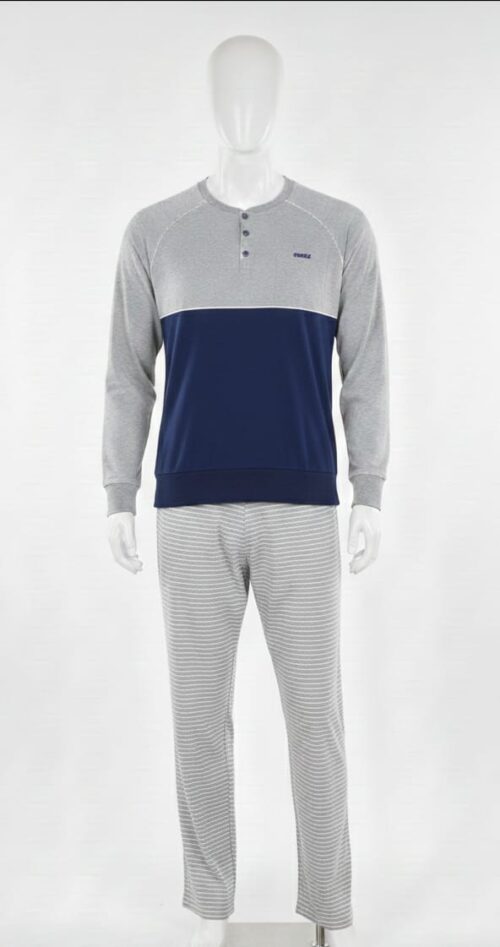 OAOA MNS 2PC PJ SET L/S TOP W/ LONG PANTS - Image 3