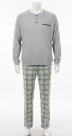 OAOA MNS 2PC PJ SET L/S TOP W/ LONG PANTS - Image 4