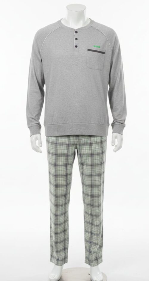 OAOA MNS 2PC PJ SET L/S TOP W/ LONG PANTS - Image 4