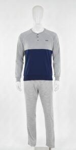 OAOA MNS 2PC PJ SET L/S TOP W/ LONG PANTS - Image 5