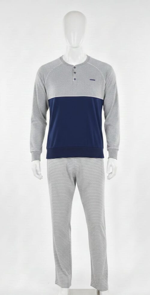 OAOA MNS 2PC PJ SET L/S TOP W/ LONG PANTS - Image 5