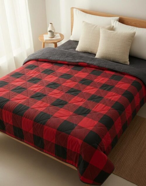 REVERSABLE QUILT - 218 X 218 - Image 3