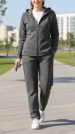 BLUE MOON LADIES L/S FULL ZIP TRACKSUIT SET w/HOOD