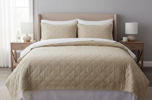 CARDUCCI 3PC QUILTED BEDSPREAD - 240 X 240 - Image 2
