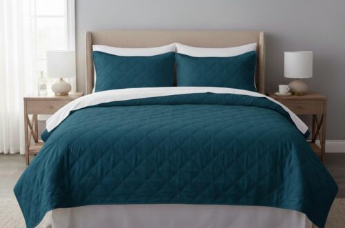 CARDUCCI 3PC QUILTED BEDSPREAD - 240 X 240
