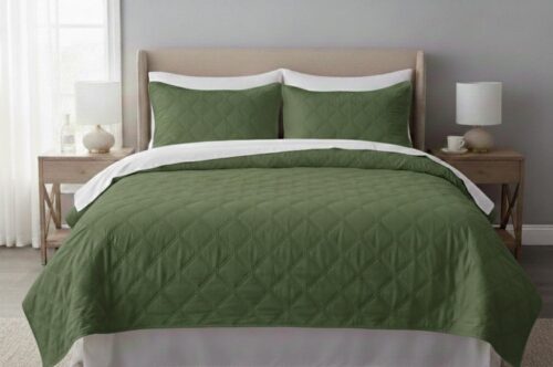CARDUCCI 3PC QUILTED BEDSPREAD - 240 X 240 - Image 4