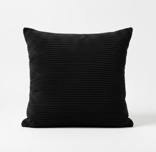 CARDUCCI PIPED VELVET PLAIN SCATTER CUSHION - 60X60 - Image 5