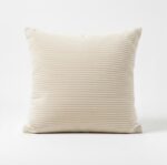 CARDUCCI PIPED VELVET PLAIN SCATTER CUSHION - 60X60 - Image 3