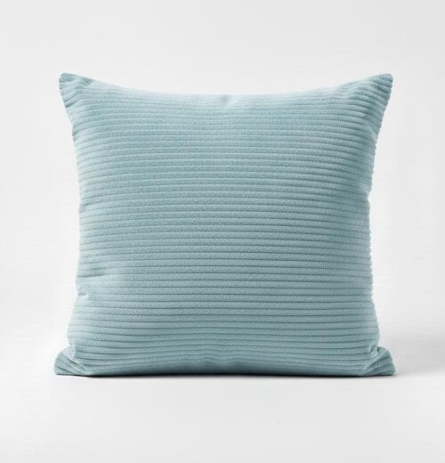 CARDUCCI PIPED VELVET PLAIN SCATTER CUSHION - 60X60 - Image 2