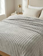CARDUCCI RIBBED FUR BLANKET - 220X260 - Image 4