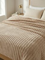 CARDUCCI RIBBED FUR BLANKET - 220X260 - Image 2