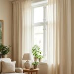 ZAYDTEX TAQBIR TAPED CURTAIN - 500 X 218