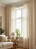 ZAYDTEX TAQBIR TAPED CURTAIN - 500 X 218