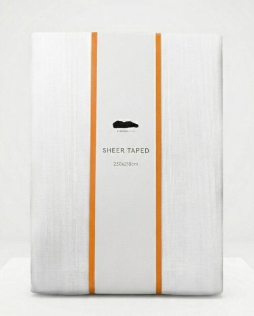 LEO SHEER VOILE TAPED UNLINED CURTAIN - 230 X 218 - Image 2