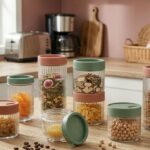 BOLIDOMI 8PC GLASS STORAGE SET