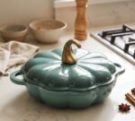 CAST IRON PUMPKIN SAUCEPAN - 26CM