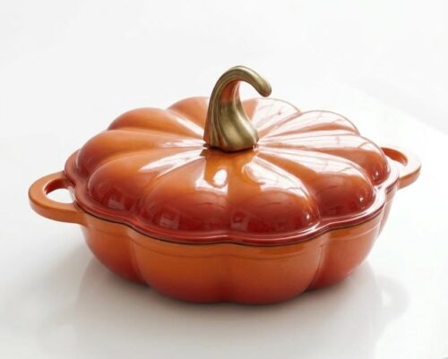 CAST IRON PUMPKIN SAUCEPAN - 26CM - Image 3