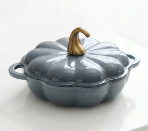 CAST IRON PUMPKIN SAUCEPAN - 26CM - Image 2