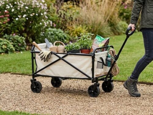 FOLDABLE OUTDOOR UTILITY TROLLEY WAGON/CART - Image 1