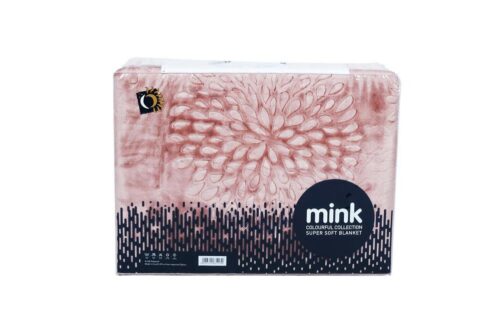 SESLI COLOURFULL 1PLY MINK BLANKET - QUEEN - Image 4