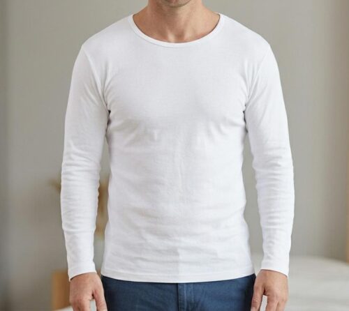 CATERA MENS L/S VEST - WHITE - Image 1