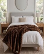 ARIA FAUX FUR INNER SHERPA THROW - 150X200 - Image 3