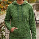 TANGO L/S HOODIE w/KANGAROO POCKET - GREEN