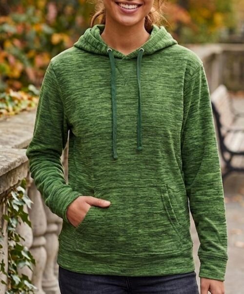 TANGO L/S HOODIE w/KANGAROO POCKET - GREEN