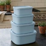 RAINBOW PLASTIC CONTAINER - 4PC
