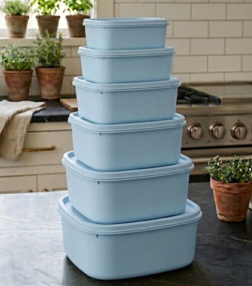 PESTAL PLASTIC CONTAINER SET - 6PK - Image 1